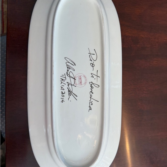 Vietri Old St. Nick oval platter